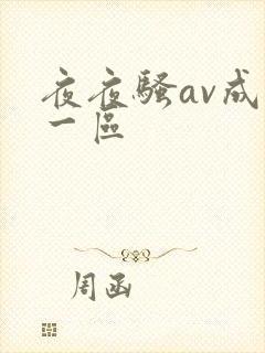 夜夜骚av成人一区