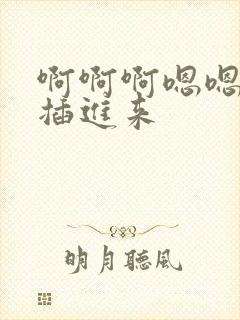 啊啊啊嗯嗯嗯爽插进来