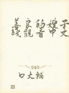 善良的嫂子2在线观看中文字幕封面