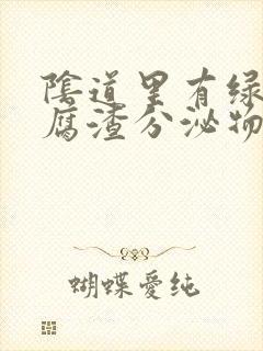 阴道里有绿色豆腐渣分泌物封面