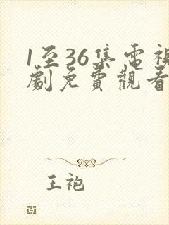 1至36集电视剧免费观看