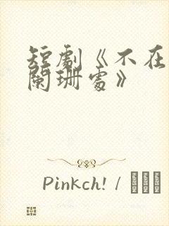 短剧《不在灯火阑珊处》封面