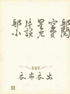 那片星空那片海小说免费阅读