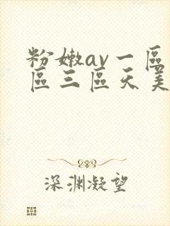 粉嫩av一区二区三区天美传媒