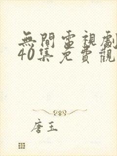 无间电视剧全集40集免费观看谍战网