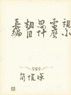 长相思电视剧改编自什么小说封面