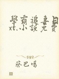 学霸追妻日常txt.小说免费阅读