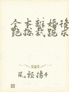 全本离婚后,冷艳总裁跪求复婚