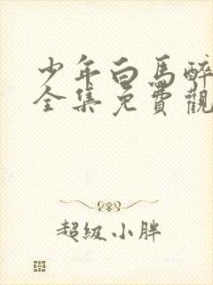 少年白马醉春风全集免费观看在线