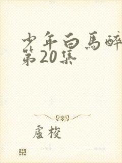 少年白马醉春风第20集封面