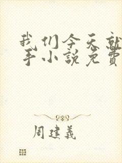 我们今天就会分手小说免费阅读