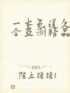 一本色道久久综合亚洲精品不