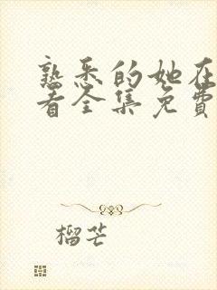 熟悉的她在线观看全集免费播放