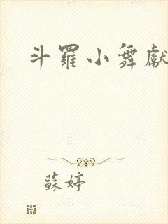 斗罗小舞献祭封面