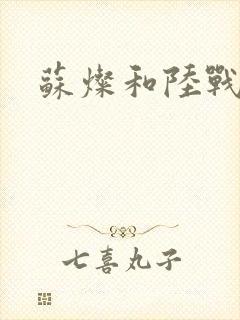 苏灿和陆战东封面