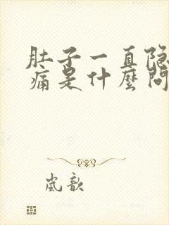 肚子一直隐隐的痛是什么问题封面