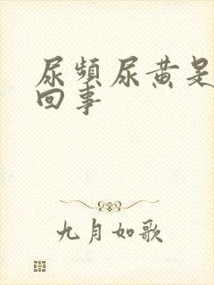 尿频尿黄是怎么回事