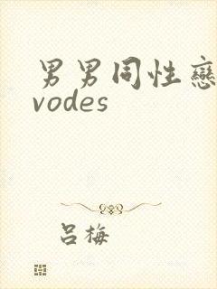 男男同性恋视频vodes