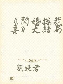 《闪婚总裁契约妻》大结局