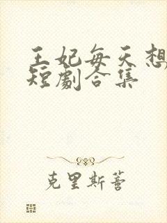 王妃每天想和离短剧合集封面