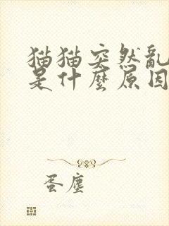 猫猫突然乱拉尿是什么原因