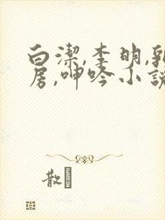 白洁,李明,乳房,呻吟小说