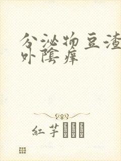 分泌物豆渣状,外阴痒