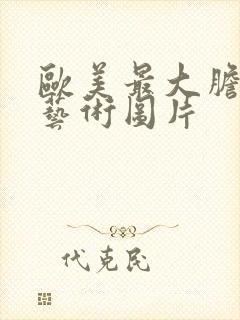 欧美最大胆人体艺术图片封面