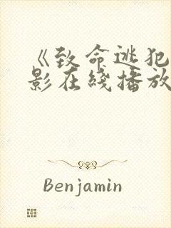 《致命逃犯》电影在线播放免费观看