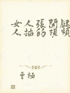 女人张开腿让男人插的视频