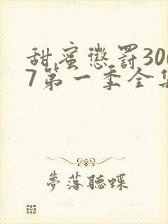 甜蜜惩罚3007第一季全集台词完整版在线观看