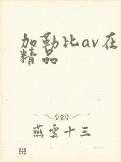 加勒比av在线精品