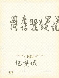 国产gay男男网站在线观看视频封面