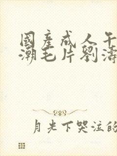 国产成人午夜高潮毛片刘涛