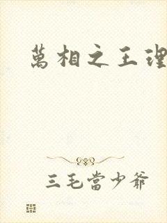 万相之王理李洛