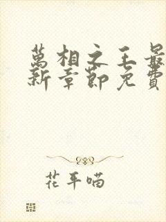 万相之王最快更新章节免费下载