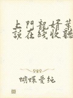 上门龙婿叶辰小说在线收听封面