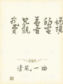 我兄弟的妈妈免费观看电视剧完整版封面