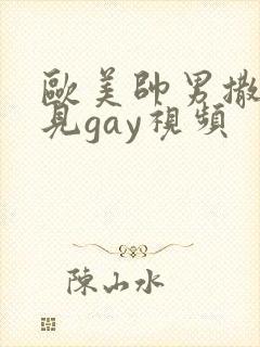 欧美帅男撒尿可见gay视频