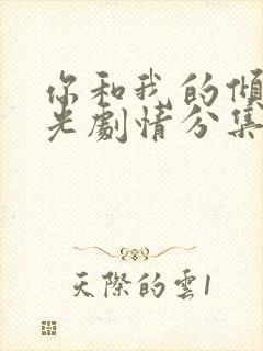 你和我的倾城时光剧情分集