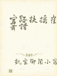 官路扶摇崔向东萧错封面