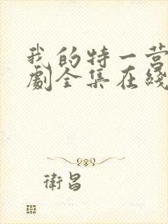 我的特一营电视剧全集在线观看封面