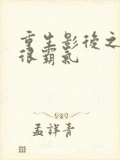 重生影后之夫人很霸气