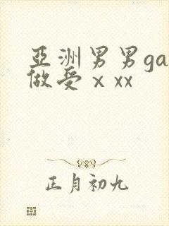 亚洲男男gay做受ⅹxx