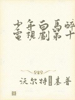 少年白马醉春风电视剧第十八集