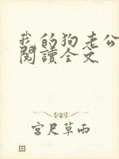 我的狗老公免费阅读全文