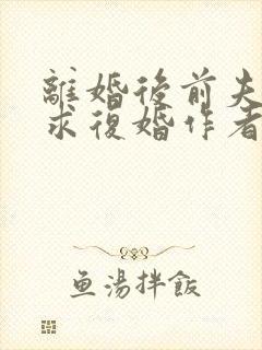 离婚后前夫哭着求复婚作者林未央