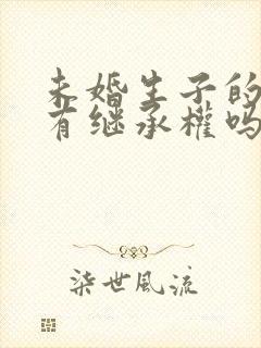 未婚生子的孩子有继承权吗封面