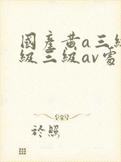 国产黄a三级三级三级av处女