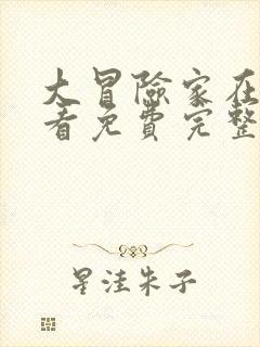 大冒险家在线观看免费完整版封面